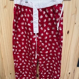 Women’s Small Tommy Hilfiger Red Angel Fish Pajama Lounge Pants